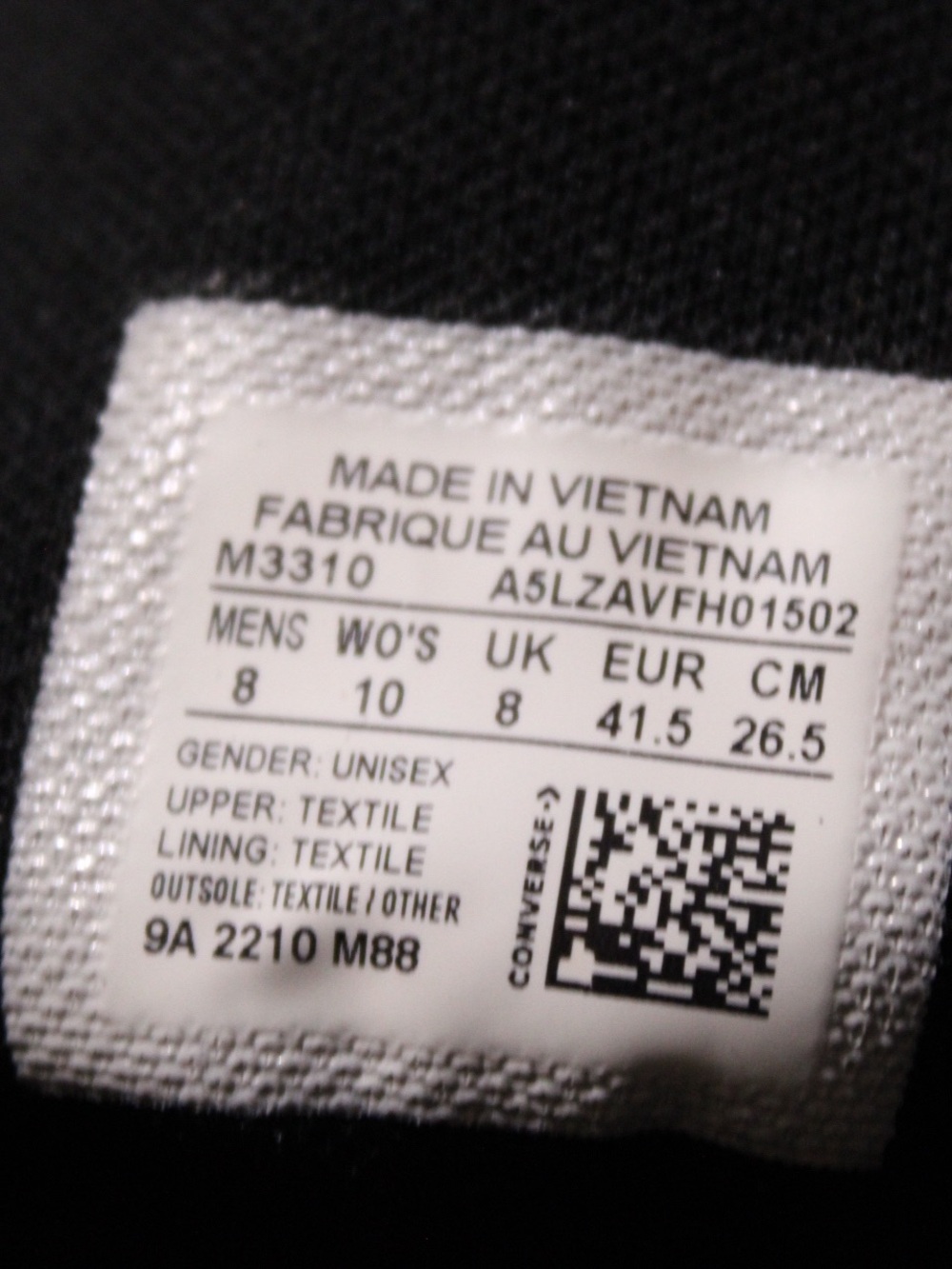 Converse Chuck Taylor All Star High-Top Sneaker - Black Monochrome - Picture 6 of 6